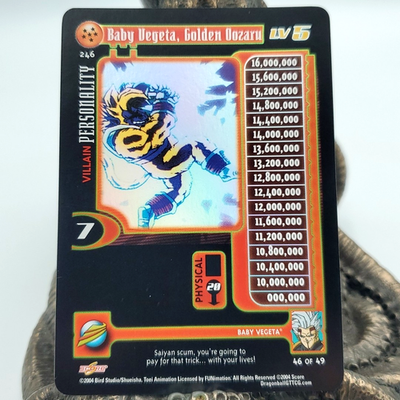 Baby Vegeta, Golden Oozaru 246 Foil Ultra Rare Dragon Ball GT CCG