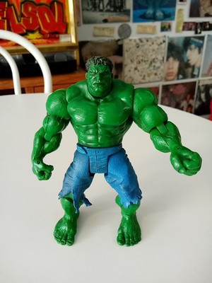 The Incredible Hulk Movie Punching Hulk Loose 7'' Action Figure Toy Biz 2003