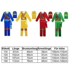 Costume da ninja drago rosso per uomo