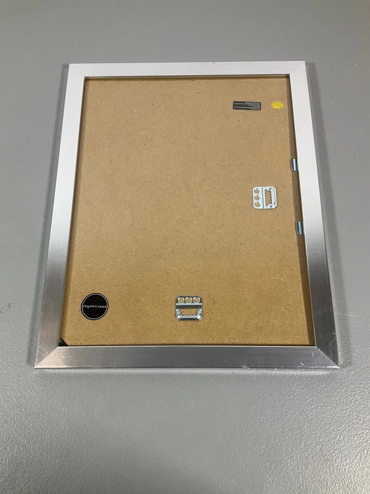 Marco de diploma plateado Americanflat 11x14 - vidrio resistente a roturas, doble pantalla  Foto 4 de 4