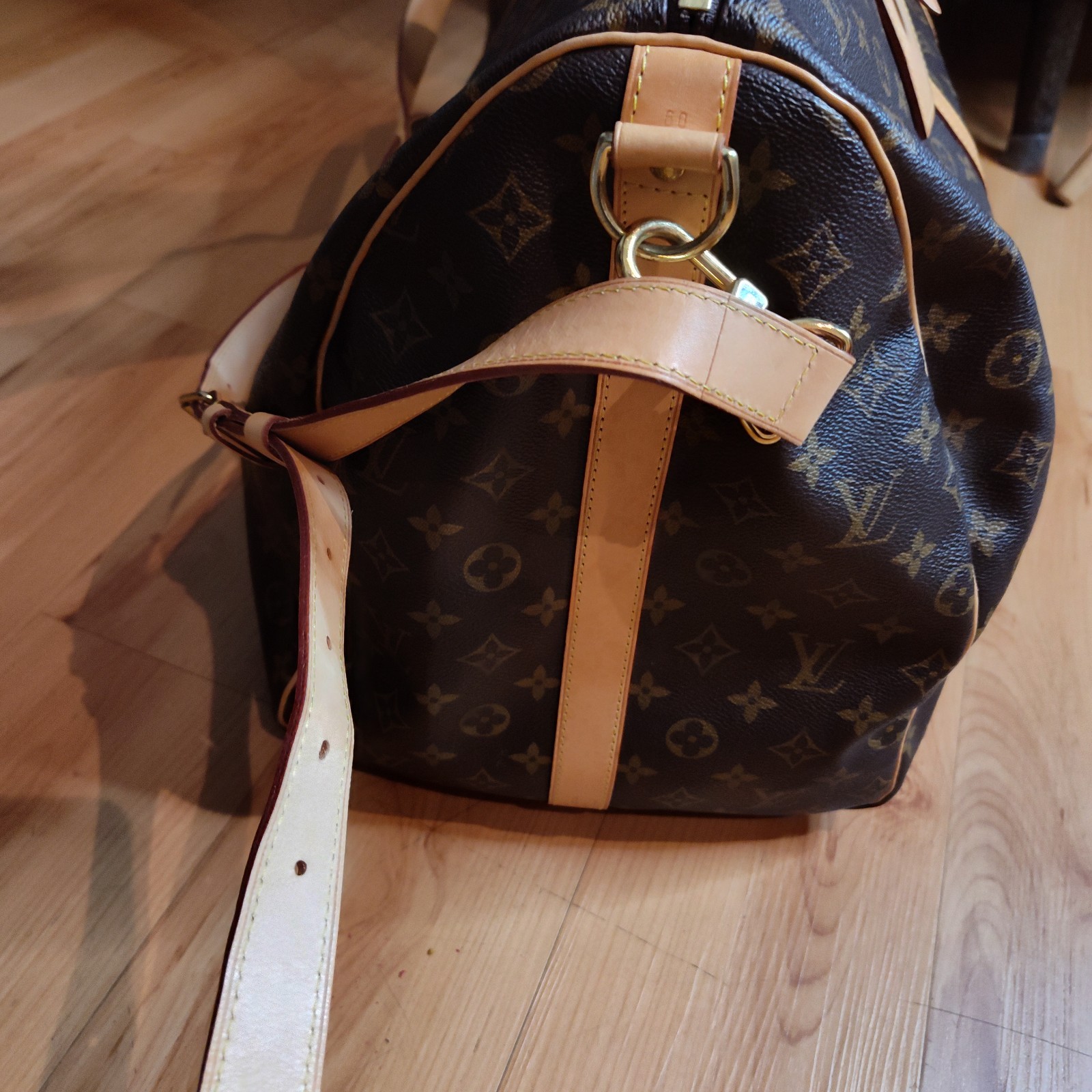 Louis Vuitton Keepall Bandouliere 60 Monogram Travelbag Duffle Bag with padlock thumbnail 5