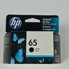 New un-open HP 65 Black Ink Cartridge, Expires Sept 2022