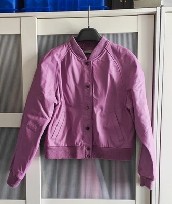 fliederfarbene / lila Damen Jacke Bomberjacke Clock house Gr. 42 - Bild 1 von 4