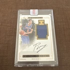 Kristaps Porzingis 2016-17 Panini Impeccable Elegance Jersey Auto 8/99