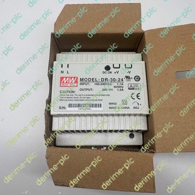 Mean Well DR-30-24 24V Switch Power Supply#1pcs new in box