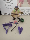 Vintage TMNT Ninja Turtles Figure Pro Pilot Don 1991 Complete