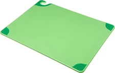 San Jamar Saf-T-Grip Plastic Cutting Board with Safety Hook, 18" x 24" x 0.5",