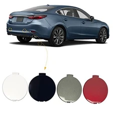 Rear Bumper Tow Hook Cover Towing Eye Cap Fit for Mazda 6 Blue left driver side