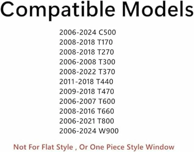 06-24 Kenworth T170 T270 T300 T440 T470 T600 T660 T370 T800 Right Windshield - Изображение 4 из 4