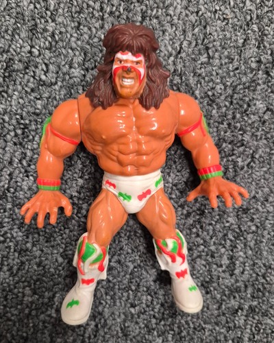WWF Hasbro The Ultimate Warrior Action Figure 1991...