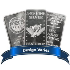 10 Troy oz Hallmarked Silver Bar .999 Fine Secondary Market 92.37 per troy oz