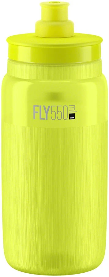 Elite Fly Tex Water Bottles Bundle - 550ml, BPA-Free, Textured Grip, Yellow - Image 2 of 2