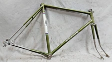 1963 Sekine Vintage Road Bike Frame Set 58cm Large Lugged Butted Steel Japanese~