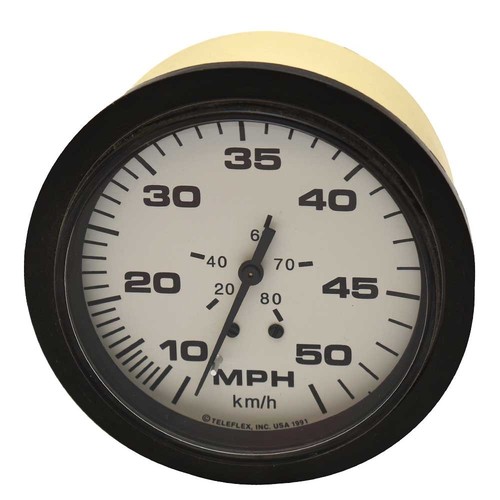Teleflex Boat Speedometer Gauge 33510 | Speedo Black White | eBay