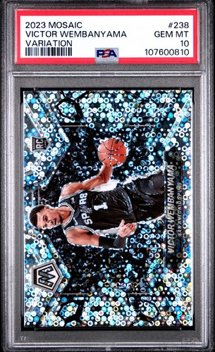 Victor Wembanyama [Fast Break Variation] #238 2023 Panini Mosaic card