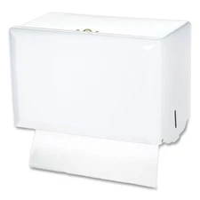 San Jamar T1800WH 10.75 x 6 x 7.5 Singlefold Paper Towel Dispenser - White New