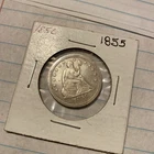 1856 Seated Liberty Quarter