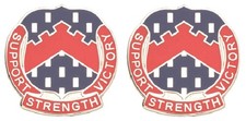 56th Personnel Services Battalion Distinctive Unit Insignia - Pair - Support Str