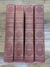 The Works Of Voltaire 4 Volumes 1904