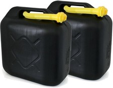 X2 20L Petrol Diesel Fuel Jerry Can flexi Spout Nozzle Container Storage Car Van