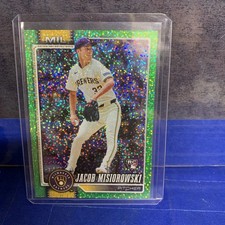 2026 Topps Series 1 Jacob Misiorowski RC Lime Green Confetti Celebration SSP