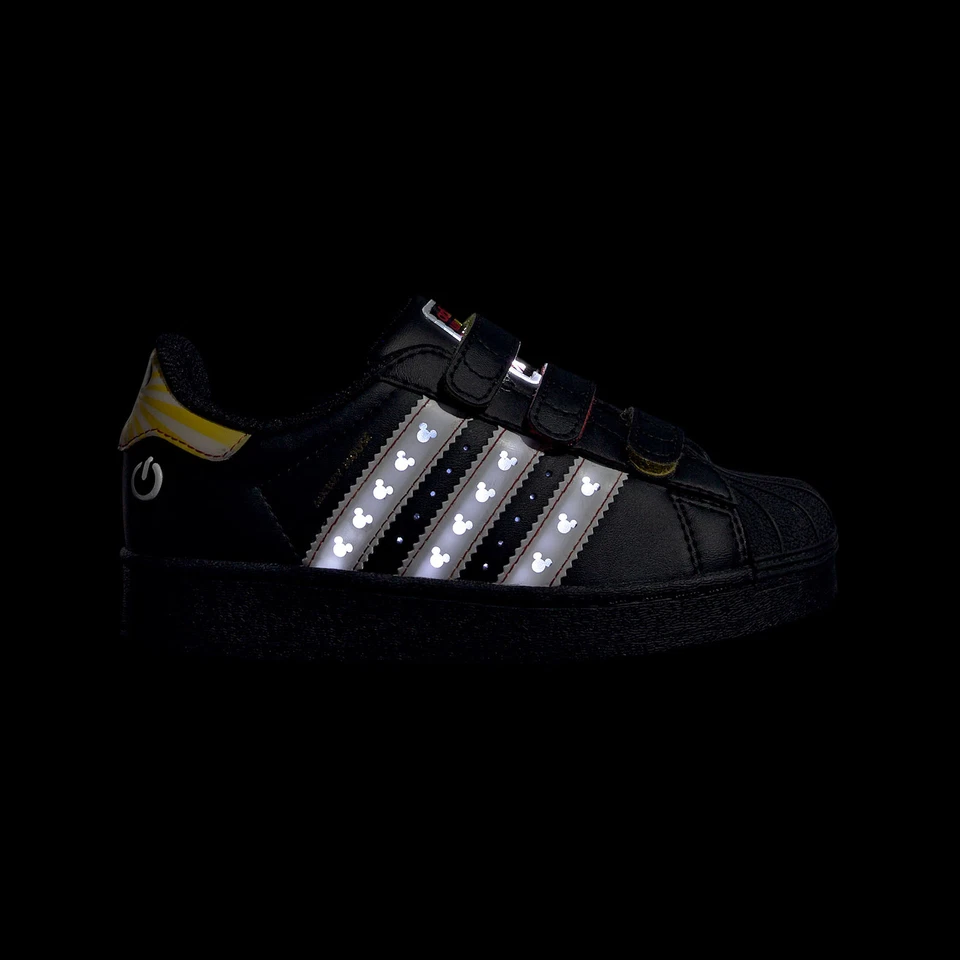 adidas Superstar LED Lights Comfort Closure Disney Mickey Mouse (PS) - JP8087 - Image 2 of 4