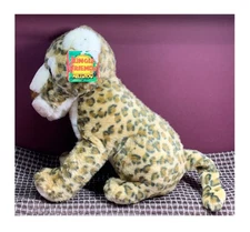 KELLYTOY JUNGLE FRIENDS "LEOPARD" PLUSH/STUFFED ANIMAL - ORIGINAL TAG