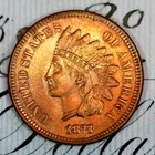 * 1873 CLOSED 3 * SUPERB+ GEM BU MS INDIAN HEAD PENNY * FROM ORIGINAL COLLECTION