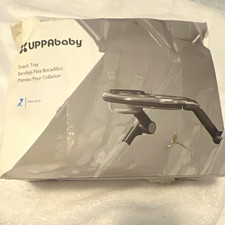 UPPAbaby Minu Duo Stroller Snack Tray for Toddler, Black/Clear