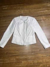 Calvin Klein Women's White Blazer