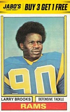 1974 Topps #493 Larry Brooks