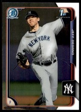 2015 Bowman Draft Picks & Prospects Chrome Jeff Degano New York Yankees #44