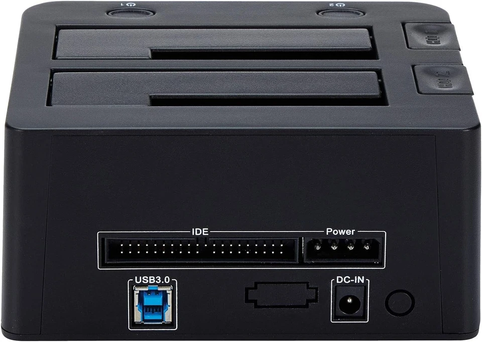 StarTech.com Dual-Bay USB 3.0 to SATA and IDE Hard Drive Docking Station, USB Ha - Image 4 of 4
