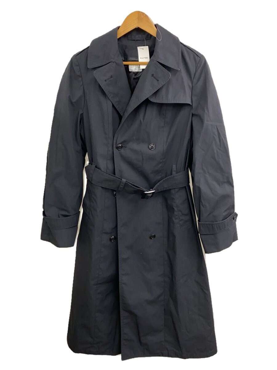 Garrison Trench Coat/-/Polyester/Blk/Plain/8410-01-308-8660 2733