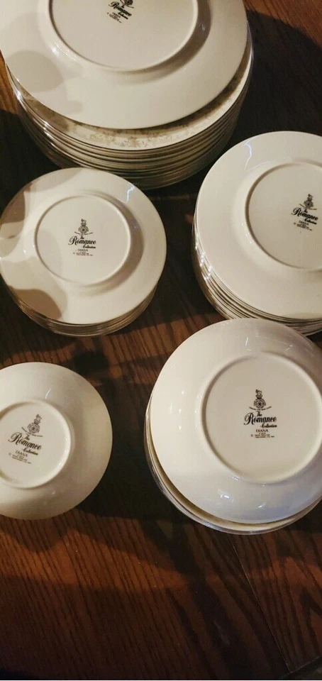 Royal Doulton The Romance Collection Diana Juego de 5 platos Foto 2 de 4