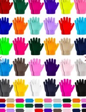 Pack of 10-20 Or 200 kids knit winter gloves colors vary