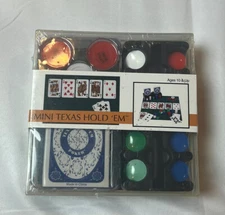 Toysmith Desktop Mini Texas Hold 'em, Cards, Dice, Chips Poker Novelty NEW