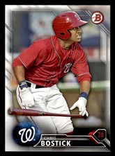 2016 Bowman #BP140 Chris Bostick Prospects Card Washington Nationals