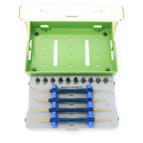 DASK Dental Implant Advanced Sinus Lift Kit Drills Stoppers Elevation Instrument - Picture 15 of 16