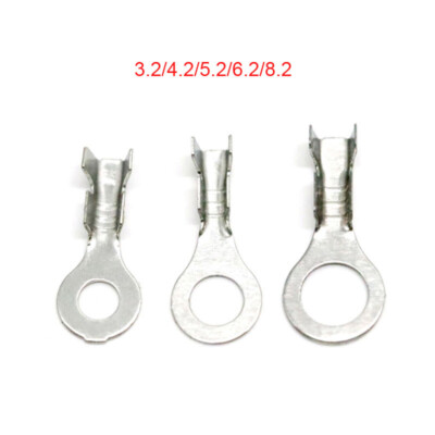 Tinned Copper Tube Terminals DJ431 Electrical Wire Cable Crimp 0.3mm-0.4mm Thick