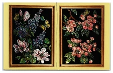 National Handcraft Institute Perl-Glo Apple Blossoms Postcard