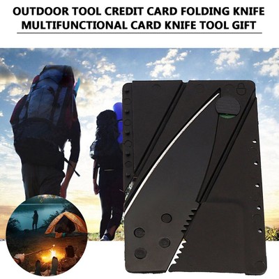 Coltello Tattico A Carta Di Credito Cardsharp Pieghevole Card Knife Campeggio