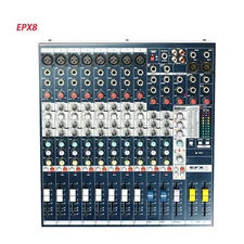 EFX8 Professional DJ Mixer USB Console Audio 8 Channel Multi-Purpose Audio Mixer