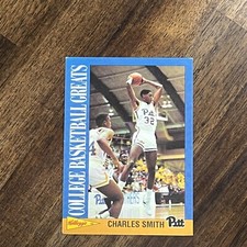 Charles Smith 1991-92 Kellogg's College Basketball Greats #12 Pittsburgh/Cippers