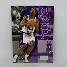 Ray Allen Rookie Card 1996-97 SkyBox Premium Basketball #201 Milwaukee Bucks