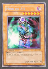 Yugioh TCG- 1x Mind on Air - SOD-EN027 - NM - 1st Edition - Rare - Vintage 2004