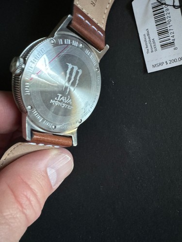 Vestal Men's Retro Focus Watch 10 ATM 100 Meters Japan Movmnt Brown Leather NEW - Picture 6 of 8