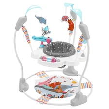Uimoso Baby Bouncer Activity Center Baby Jumper Jumperoo with Toys Music Lights