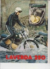 advertising Pubblicità MOTO LAVERDA 250 CHOTT 1974 MOTOITALIANE REGOLARITA EPOCA