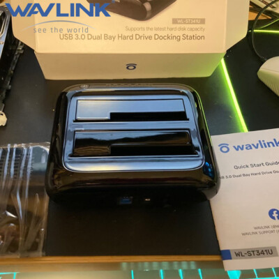 2.5''&3.5''HDD SSD Hard Drive Enclosure Docking Station USB C/A to SATA I/II/III